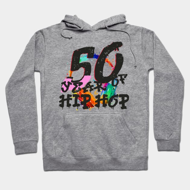 50 Years of Hip Hop 90s Original Classic Hoodie by GoPath